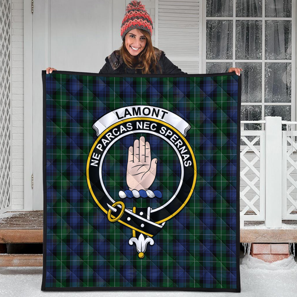 lamont-2-tartan-quilt-with-family-crest