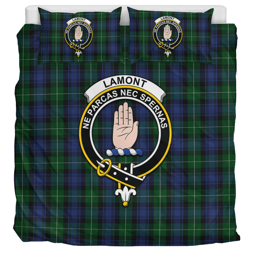 lamont-2-tartan-bedding-set-with-family-crest