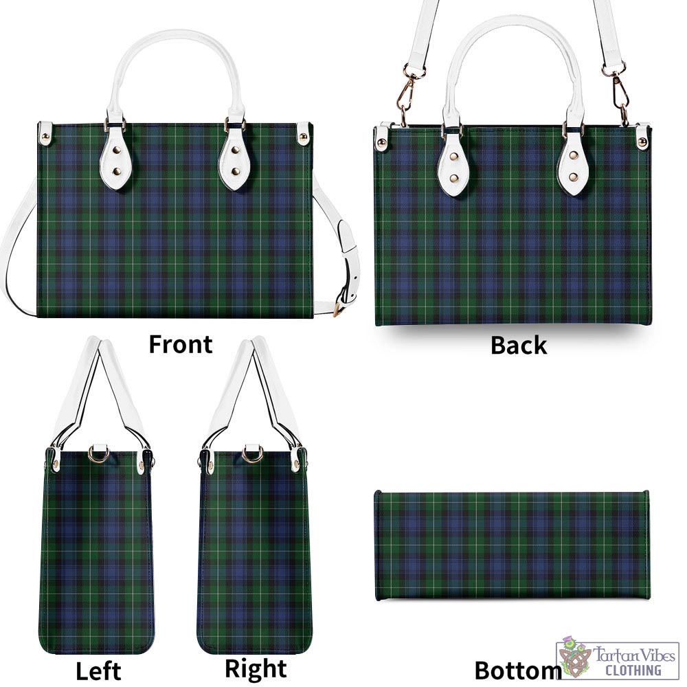 Tartan Vibes Clothing Lamont #2 Tartan Luxury Leather Handbags