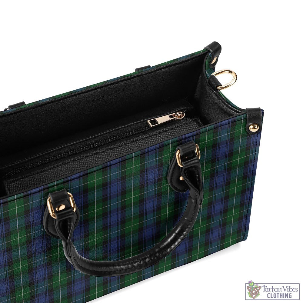 Tartan Vibes Clothing Lamont #2 Tartan Luxury Leather Handbags