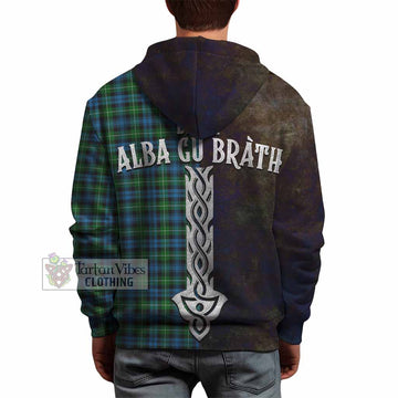 Lamont Tartan Family Crest Hoodie Alba Gu Brath Be Brave Lion Ancient Style - Tartan Vibes Clothing