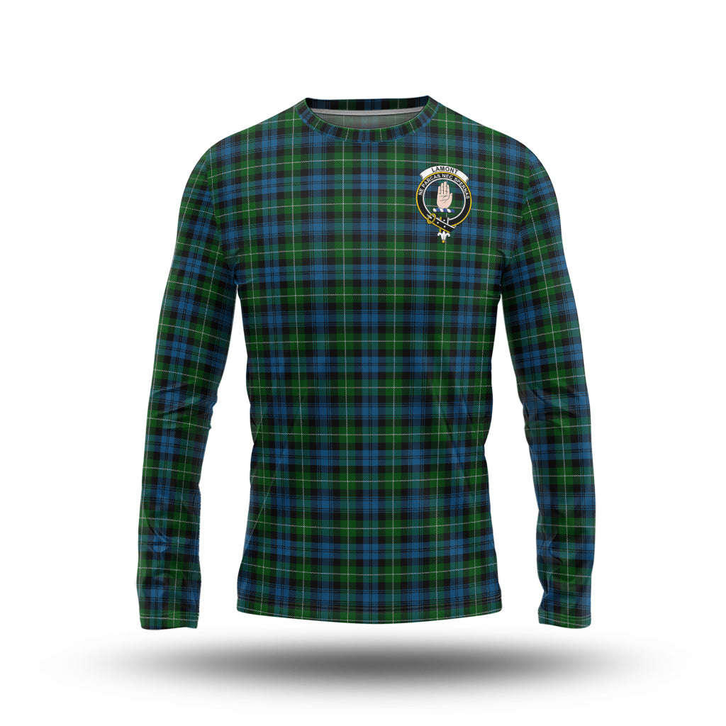 lamont-tartan-long-sleeve-t-shirt-with-family-crest