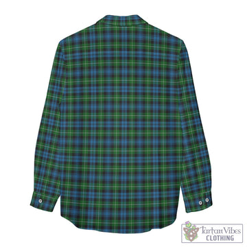 Lamont Tartan Women's Casual Shirt with Family Crest