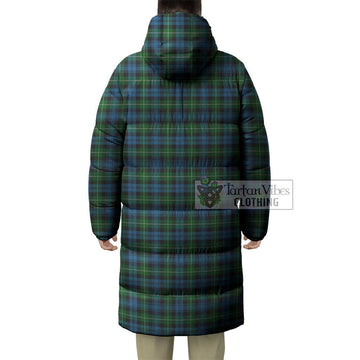 Lamont Tartan Long Down Jacket