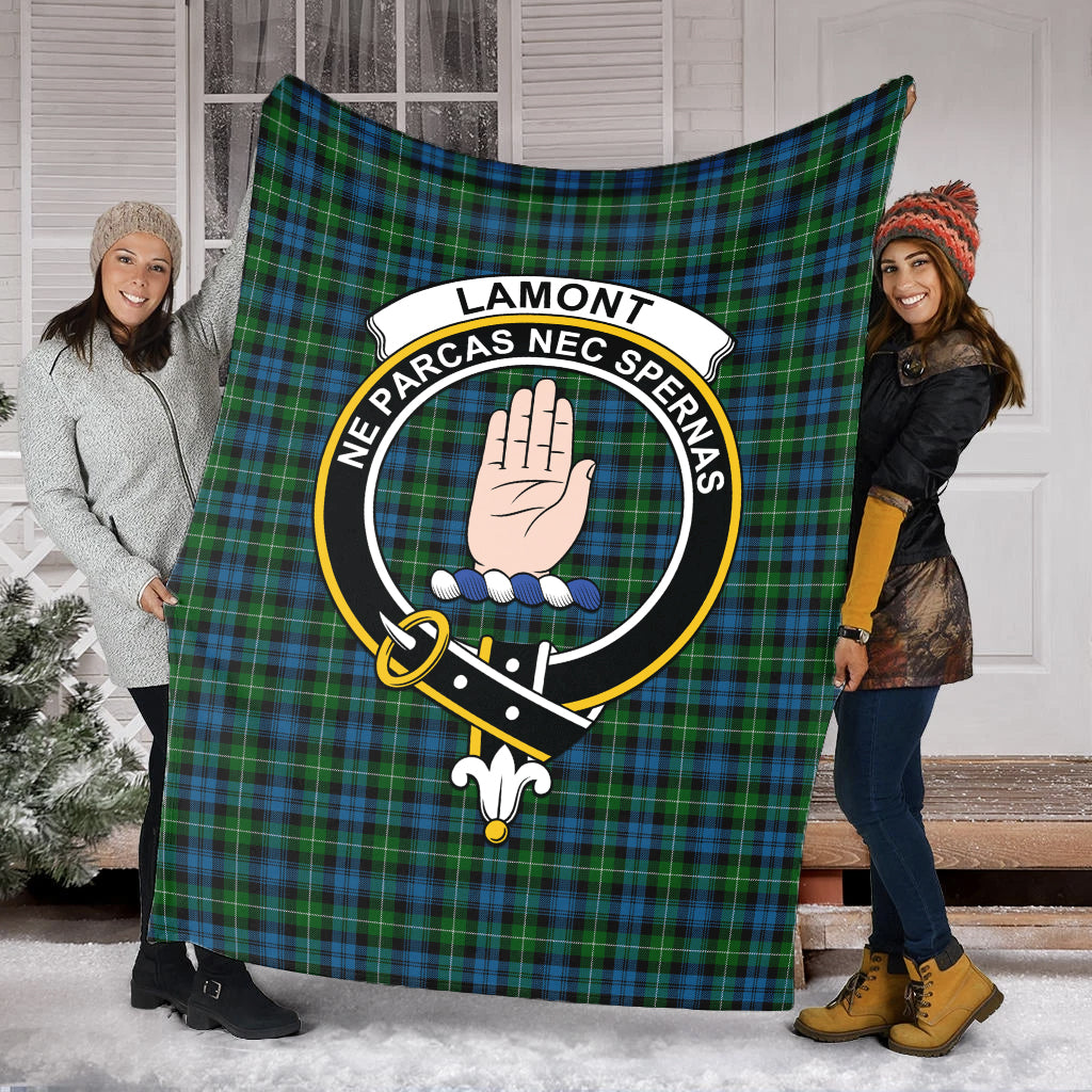 lamont-tartab-blanket-with-family-crest