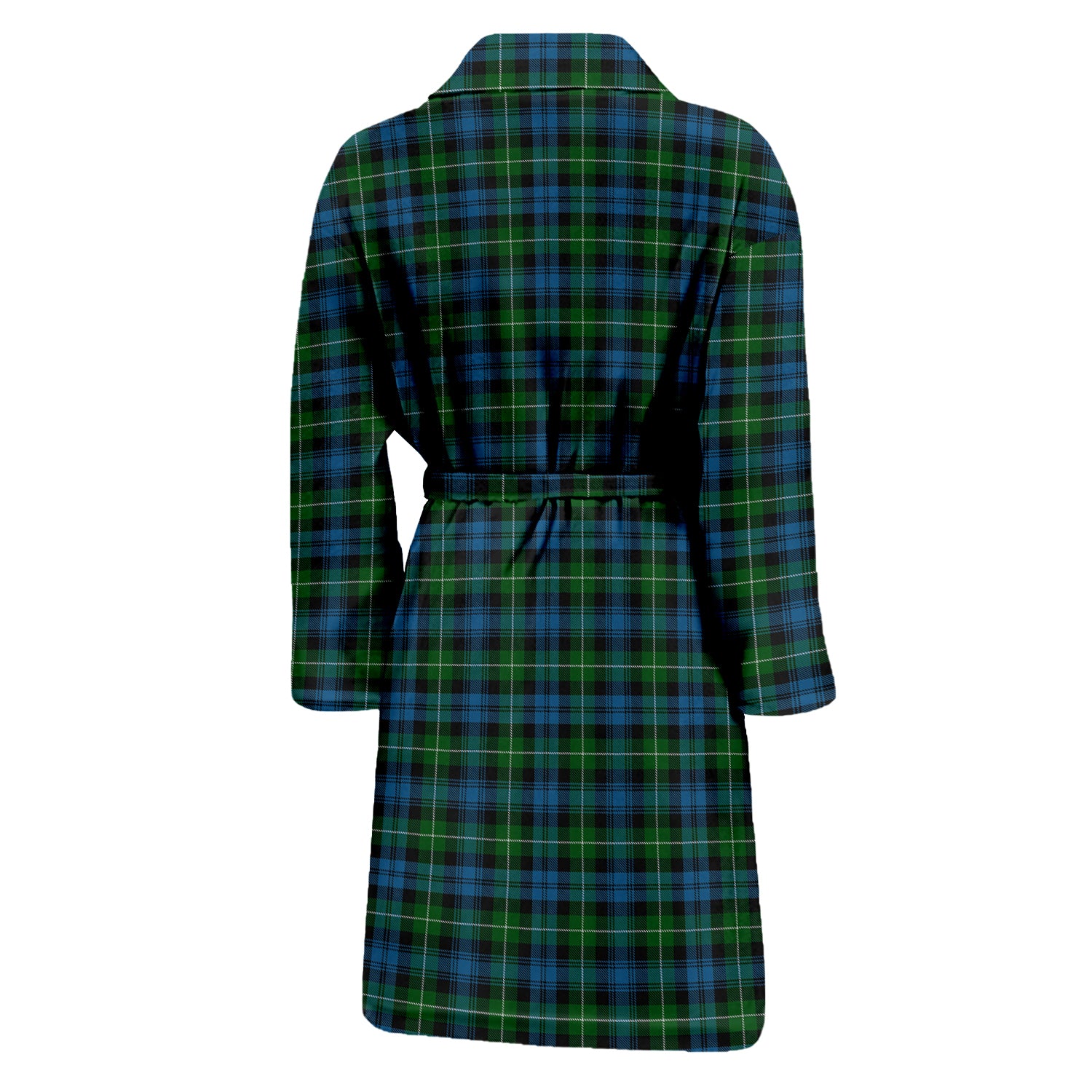 Lamont Tartan Bathrobe with Family Crest - Tartan Vibes Clothing