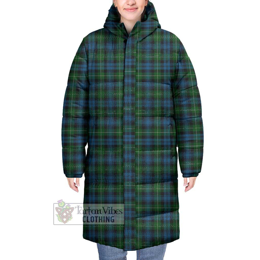 Tartan Vibes Clothing Lamont Tartan Long Down Jacket