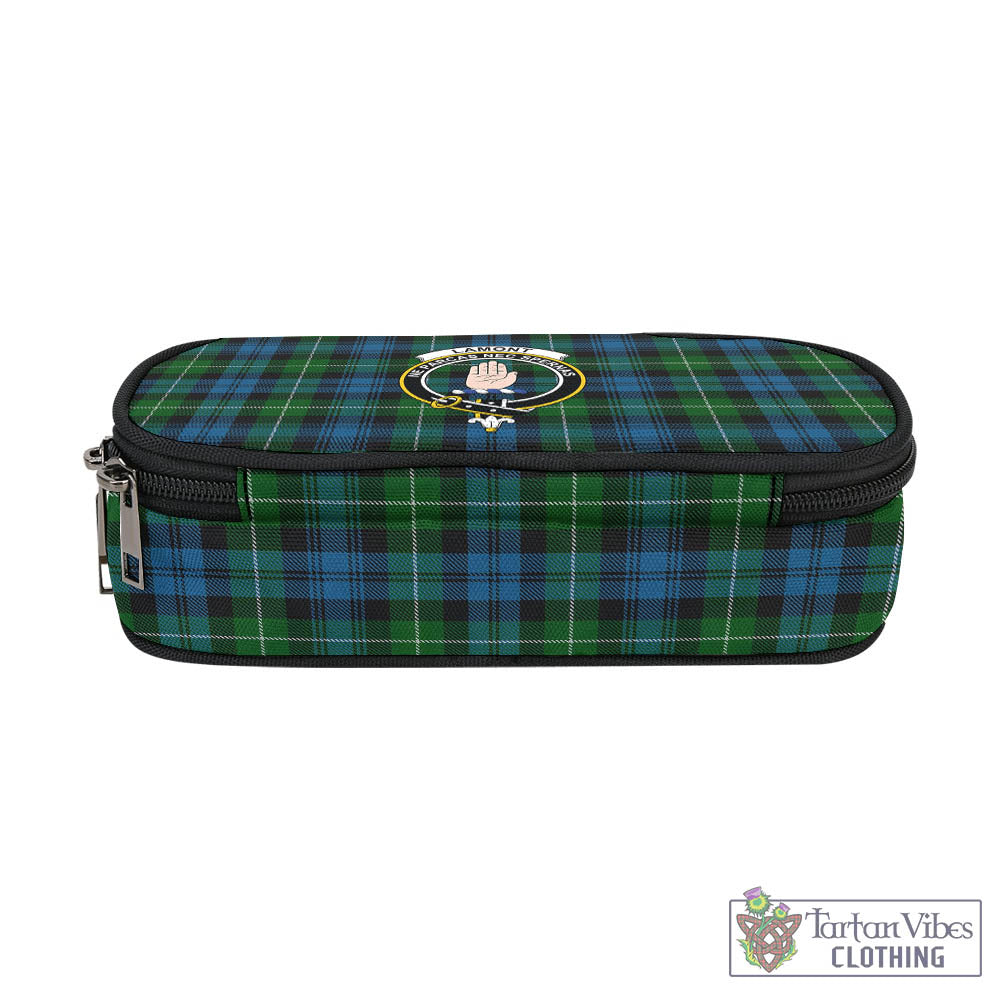 Tartan Vibes Clothing Lamont Tartan Pen and Pencil Case with Family Crest