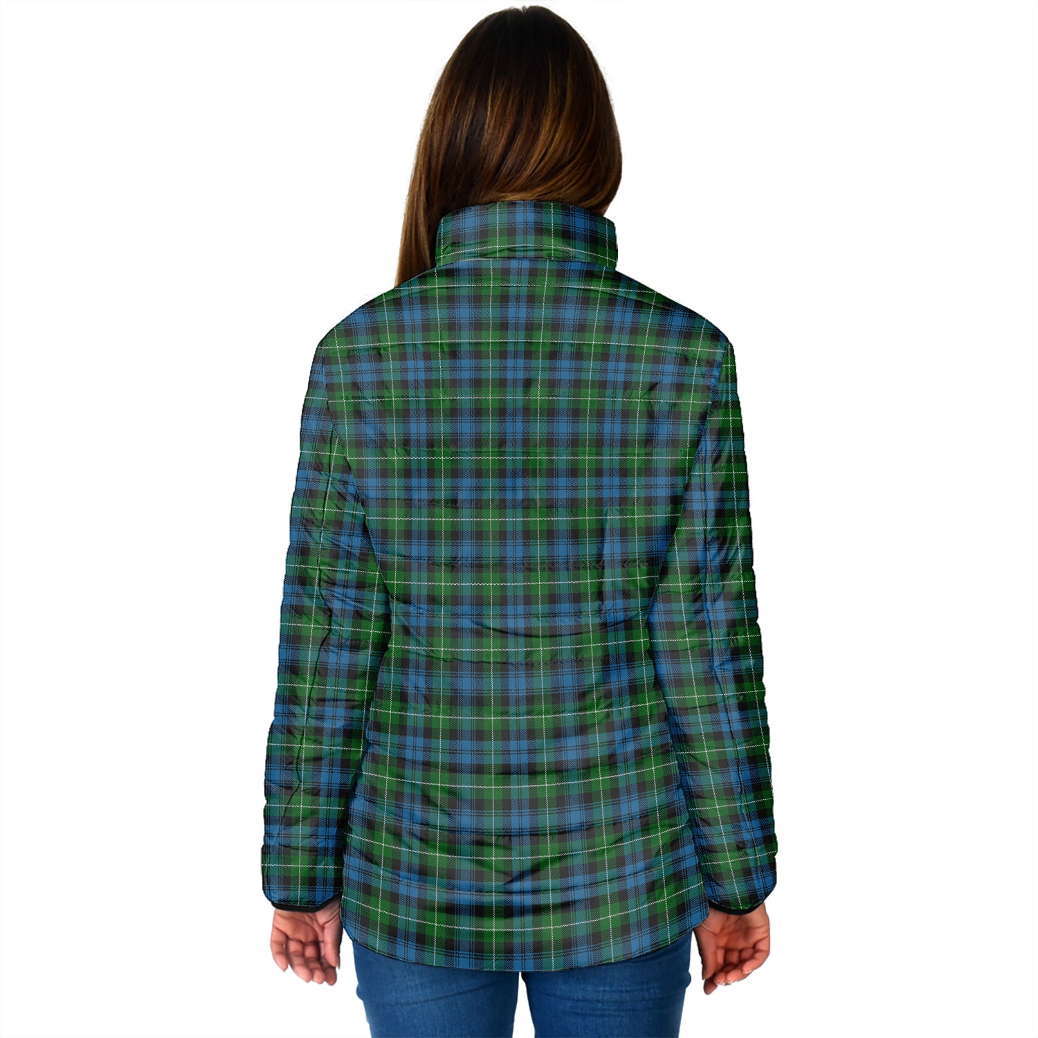 Lamont Tartan Padded Jacket with Family Crest - Tartan Vibes Clothing