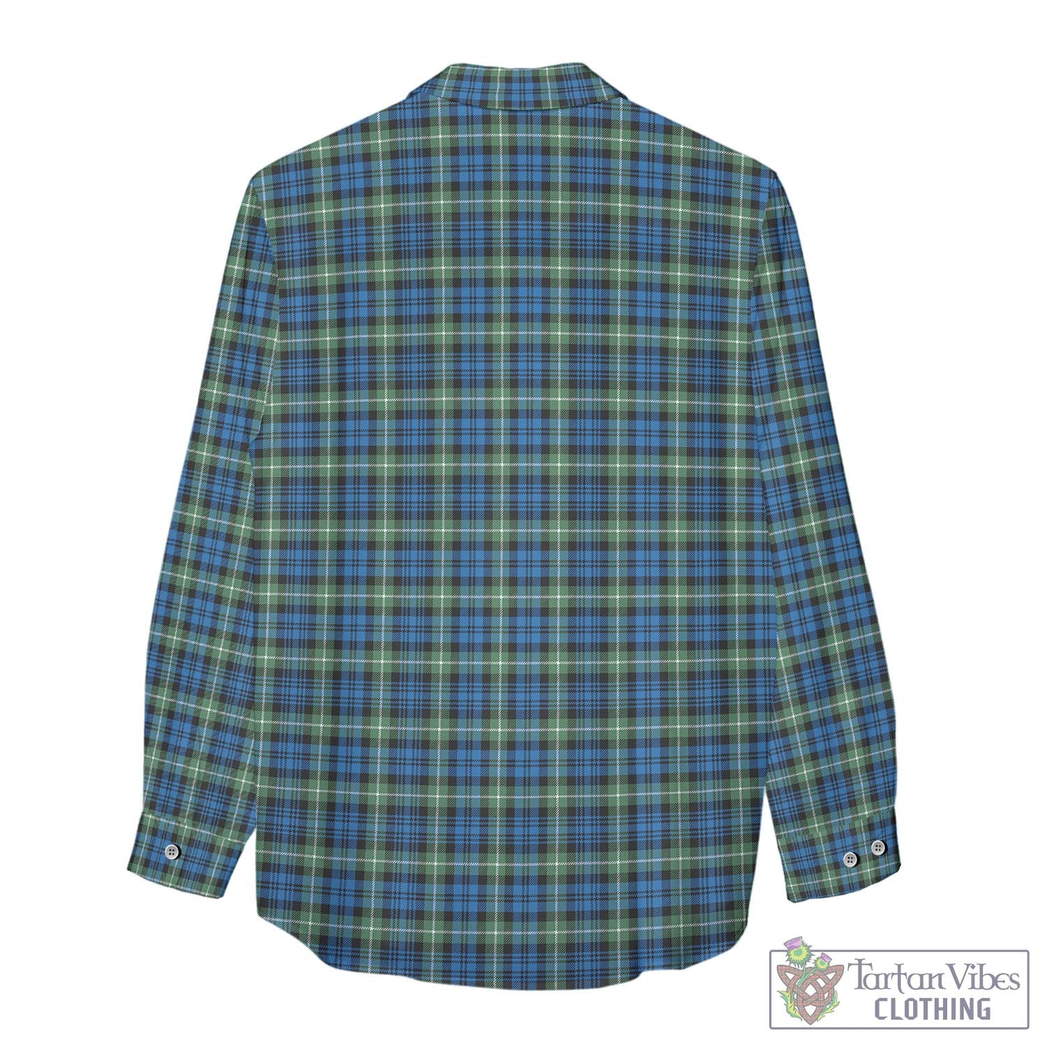 Tartan Vibes Clothing Lamont Ancient Tartan Womens Casual Shirt with Family Crest