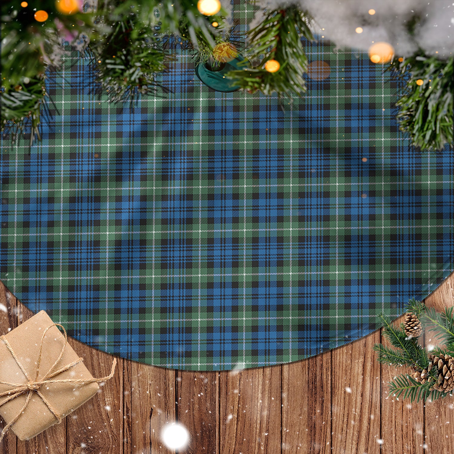 Lamont Ancient Tartan Christmas Tree Skirt - Tartanvibesclothing