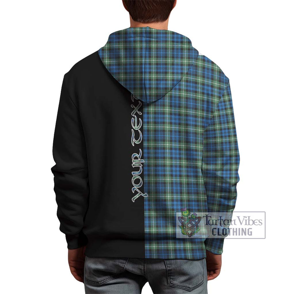 Lamont Ancient Tartan Hoodie with Family Crest and Half Of Me Style - Tartanvibesclothing Shop