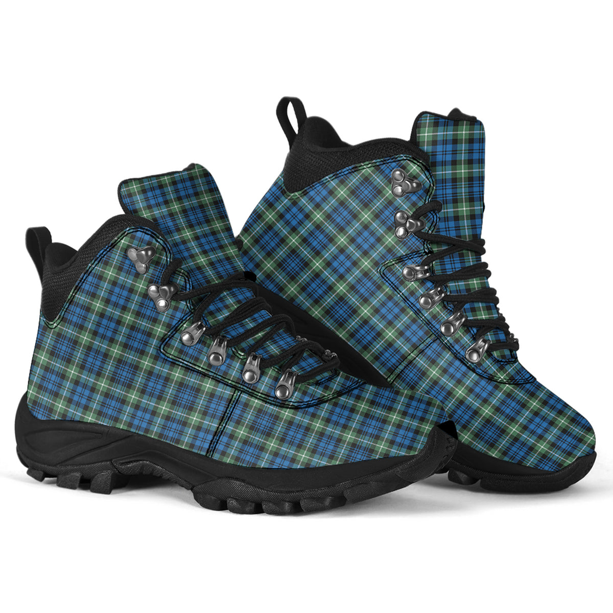 Lamont Ancient Tartan Alpine Boots - Tartanvibesclothing