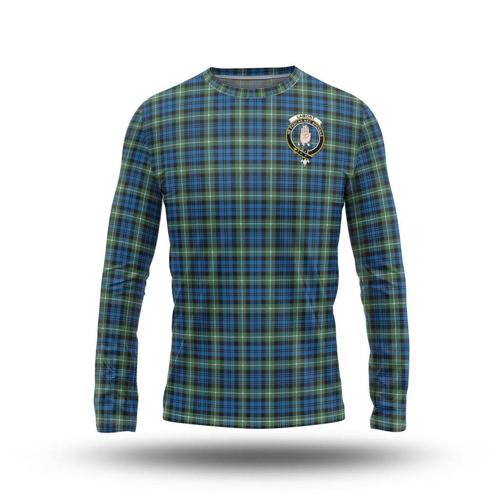 lamont-ancient-tartan-long-sleeve-t-shirt-with-family-crest