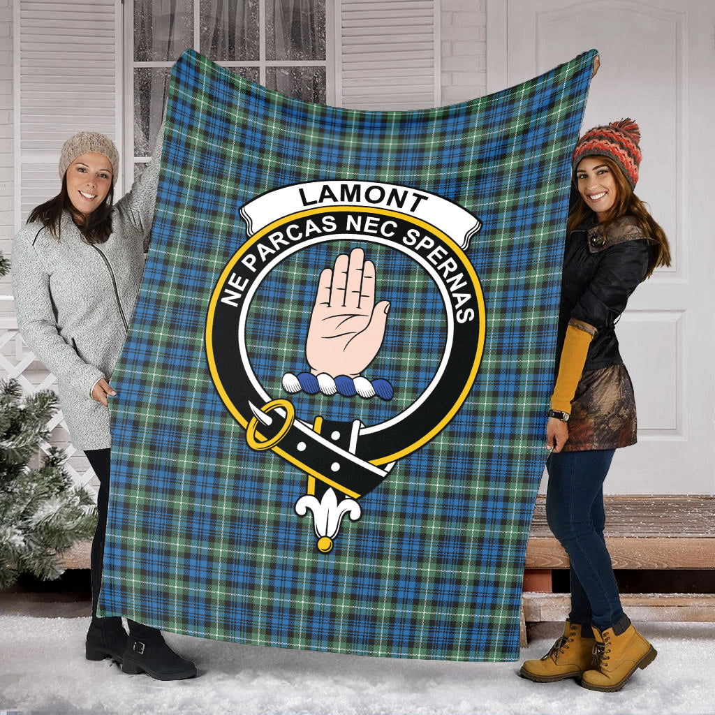 lamont-ancient-tartab-blanket-with-family-crest