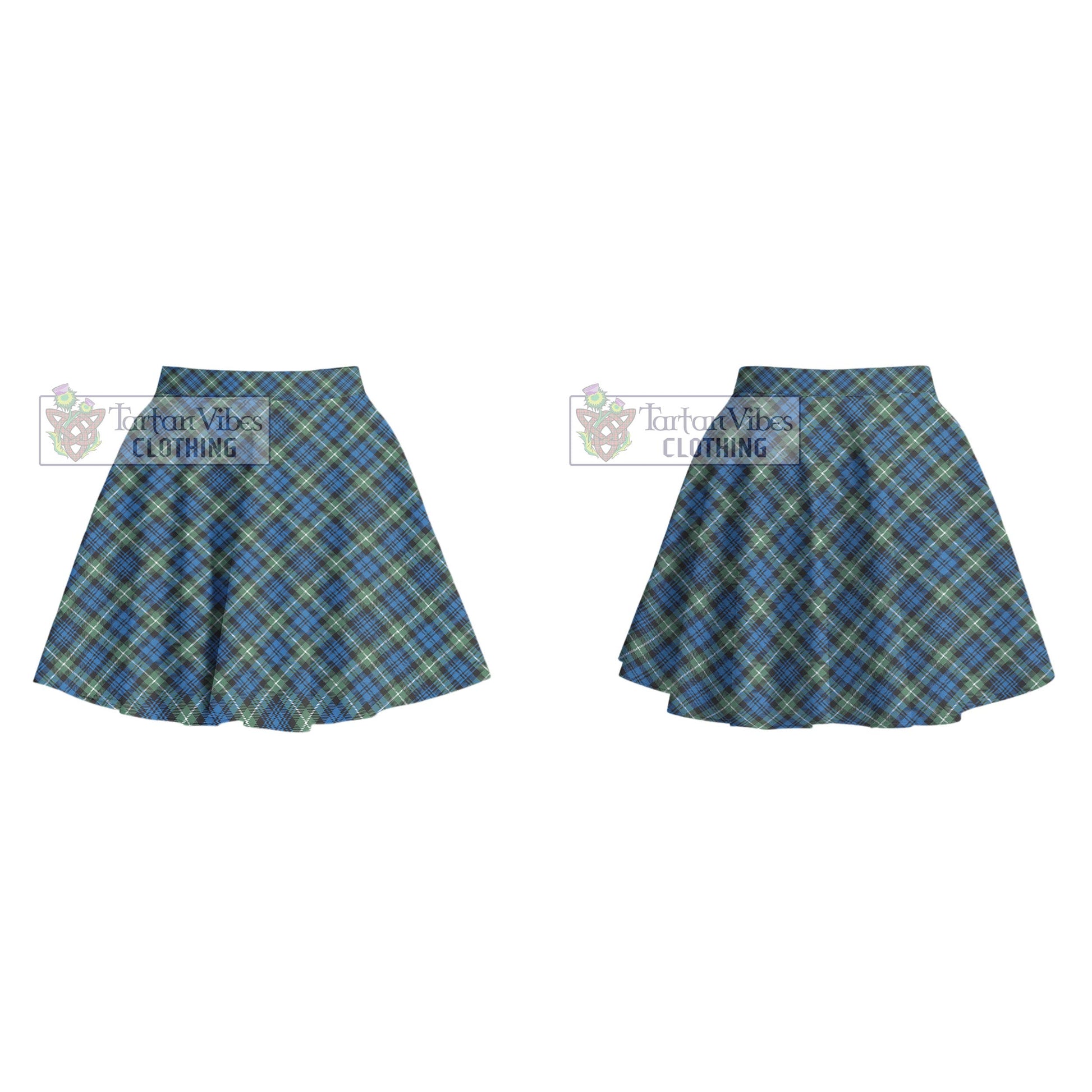 Tartan Vibes Clothing Lamont Ancient Tartan Women's Plated Mini Skirt