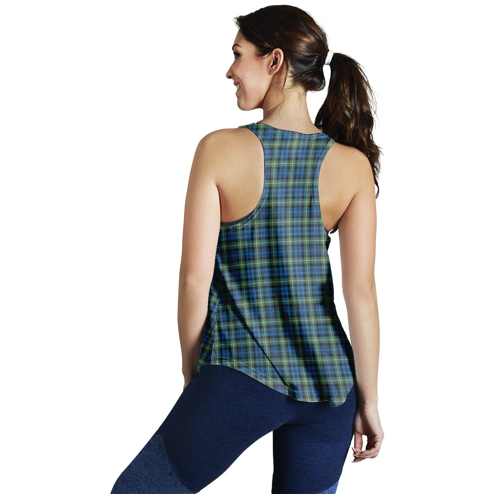 lamont-ancient-tartan-women-racerback-tanks-with-family-crest