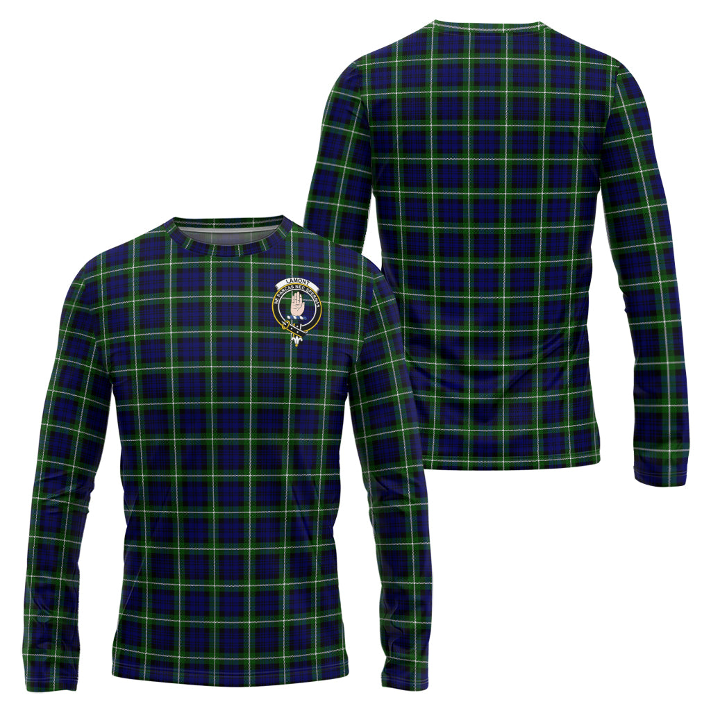 lamont-modern-tartan-long-sleeve-t-shirt-with-family-crest