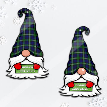 Lamont Modern Gnome Christmas Ornament with His Tartan Christmas Hat