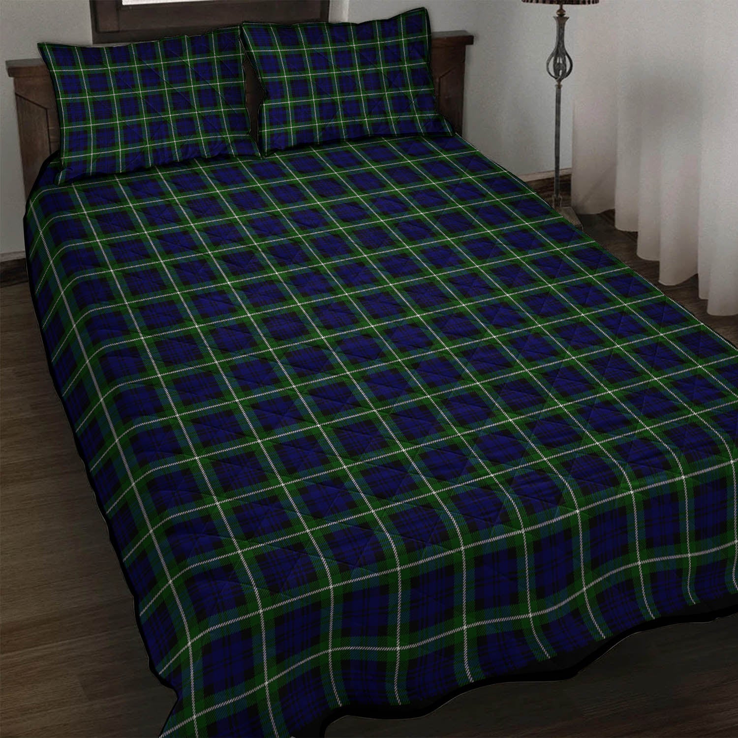 Lamont Modern Tartan Quilt Bed Set - Tartan Vibes Clothing