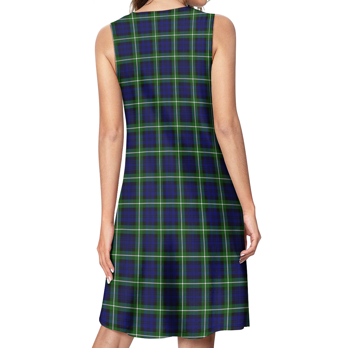 Lamont Modern Tartan Womens Casual Dresses - Tartanvibesclothing