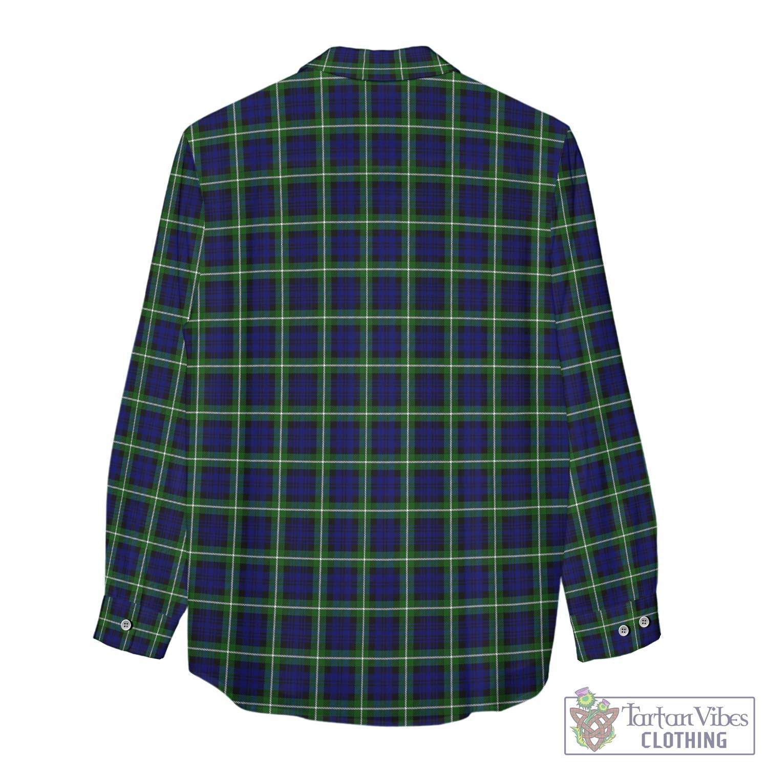 Tartan Vibes Clothing Lamont Modern Tartan Womens Casual Shirt with Family Crest