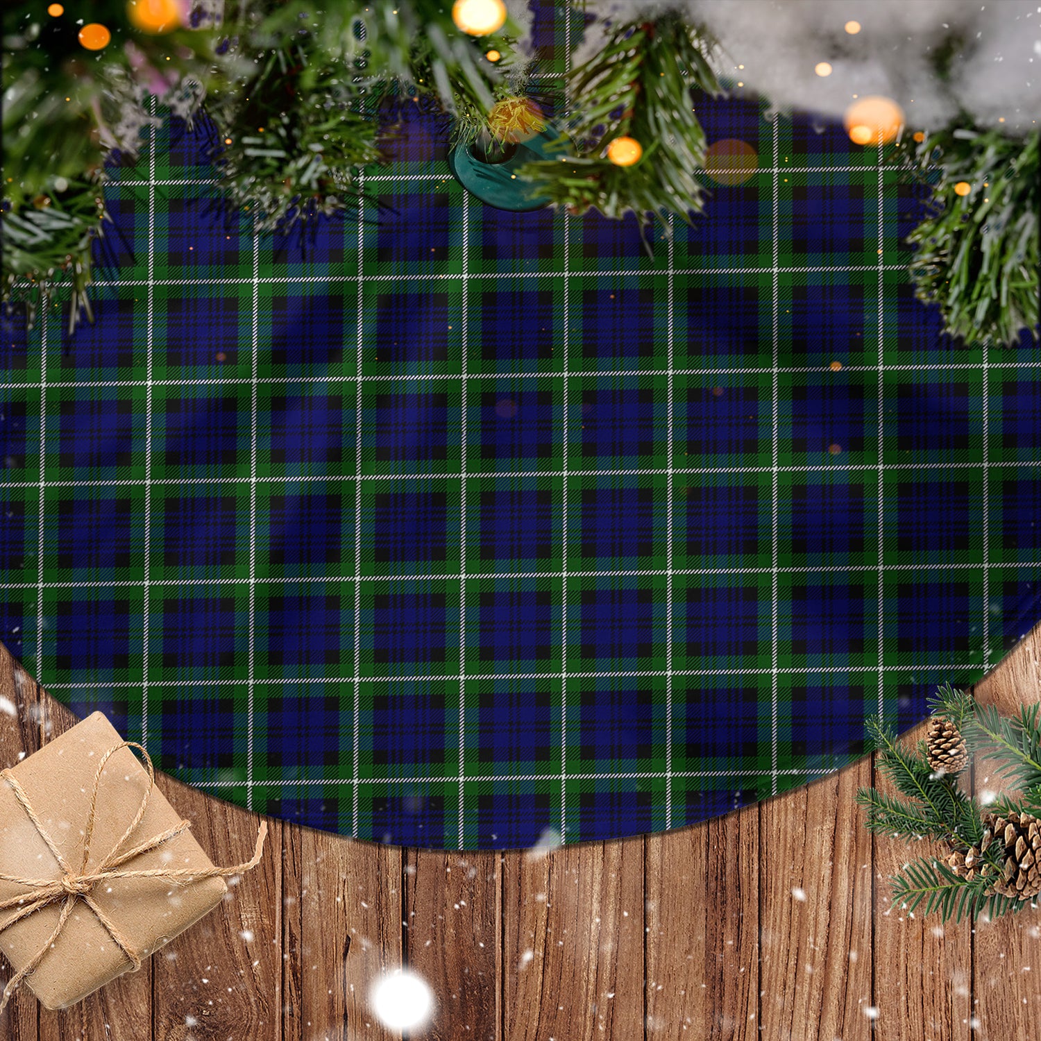 Lamont Modern Tartan Christmas Tree Skirt - Tartanvibesclothing