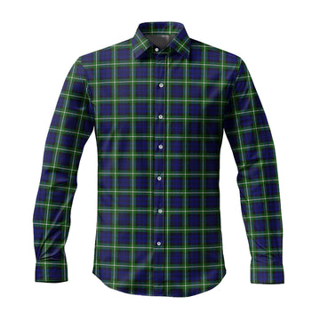 Lamont Modern Tartan Long Sleeve Button Up Shirt