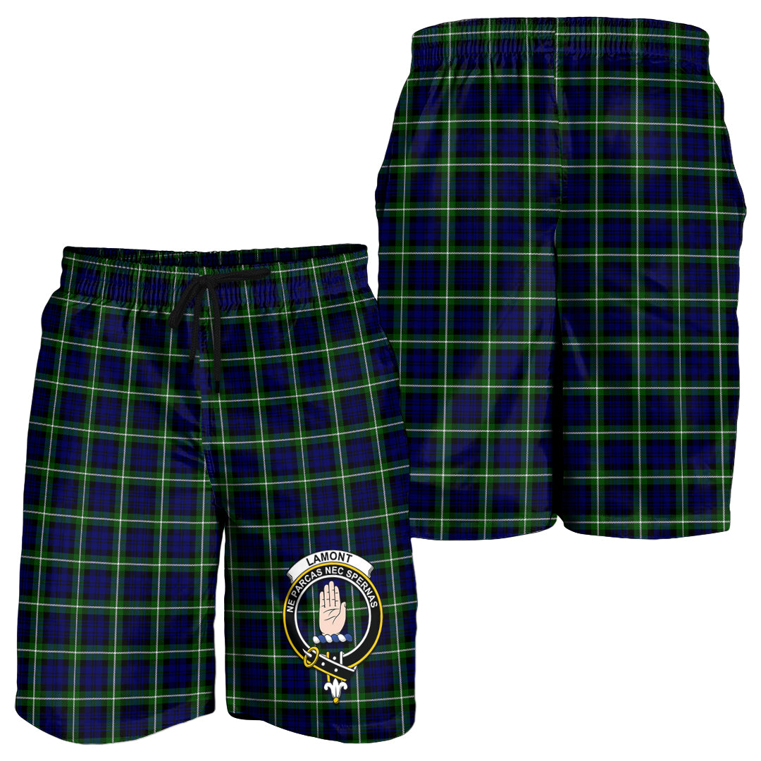 lamont-modern-tartan-mens-shorts-with-family-crest