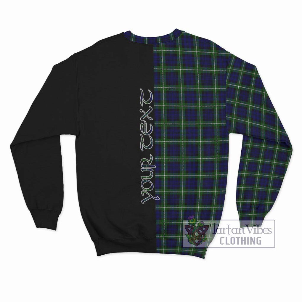 Lamont Modern Tartan Sweatshirt with Family Crest and Half Of Me Style - Tartanvibesclothing Shop