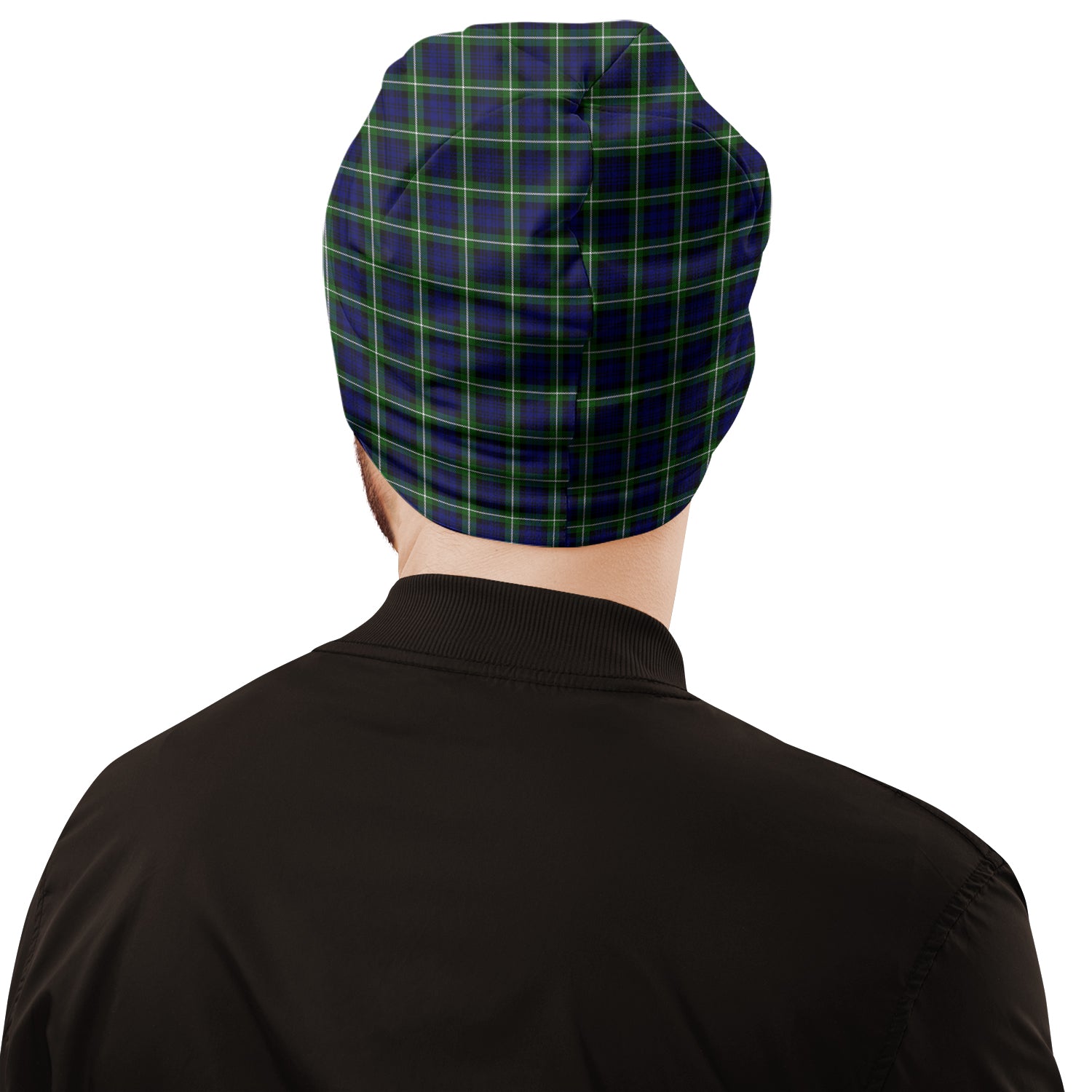 Lamont Modern Tartan Beanies Hat with Family Crest - Tartan Vibes Clothing