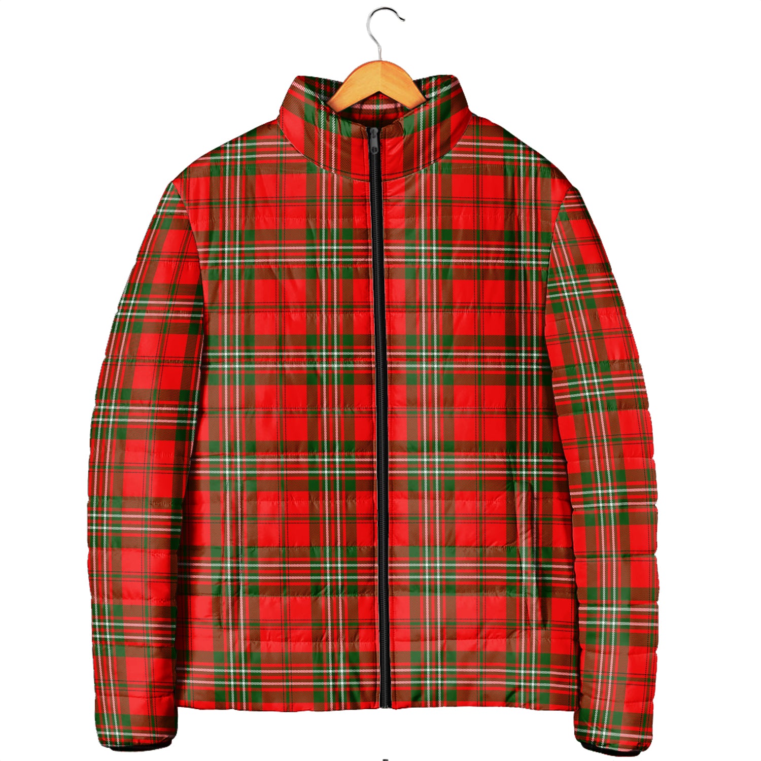 Langlands Tartan Padded Jacket Men's Padded Jacket - Tartan Vibes Clothing