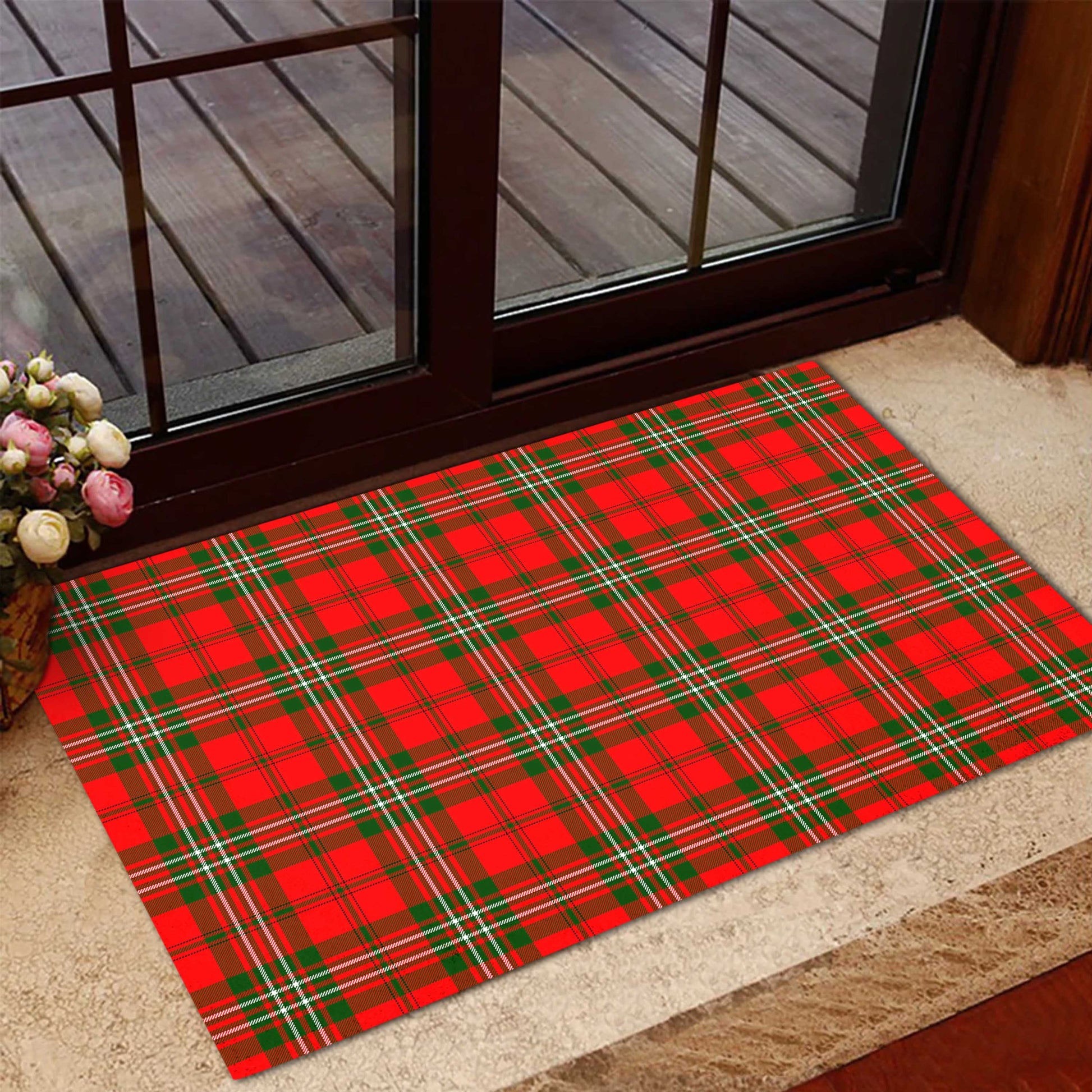 Langlands Tartan Door Mat - Tartanvibesclothing