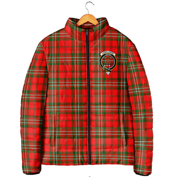 Langlands Tartan Padded Jacket with Family Crest