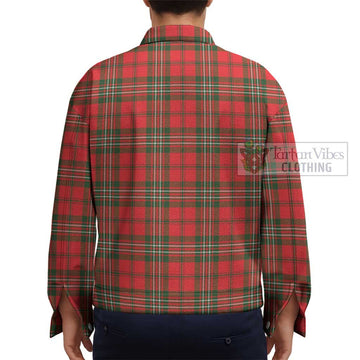 Langlands Tartan Unisex Lapel Cotton Jacket