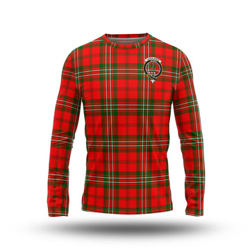 Langlands Tartan Long Sleeve T-Shirt with Family Crest