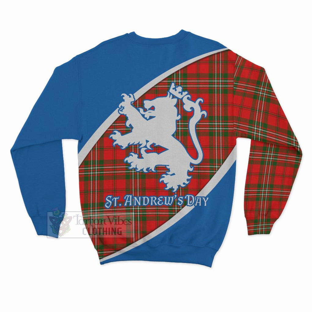 Tartan Vibes Clothing Langlands Family Crest Tartan Sweatshirt Celebrate Saint Andrew's Day in Style