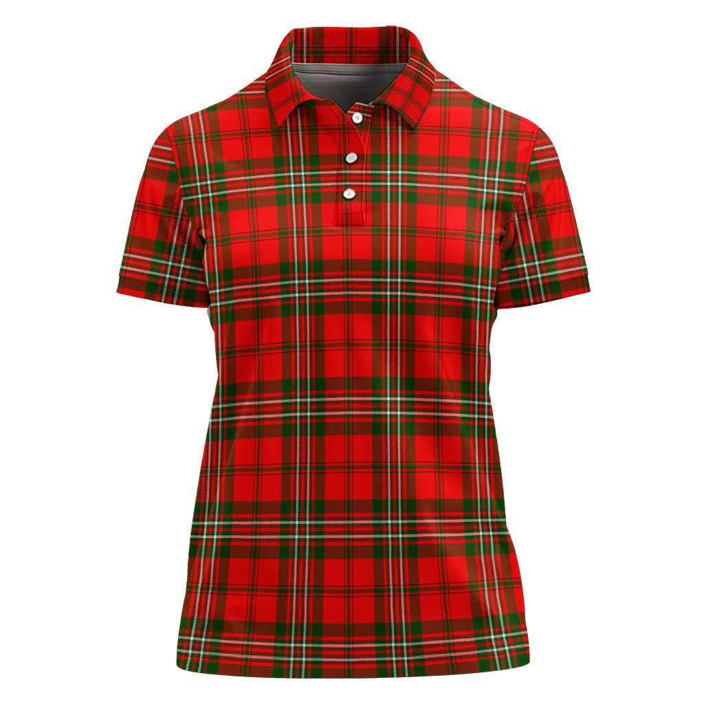 Langlands Tartan Polo Shirt For Women - Tartan Vibes Clothing