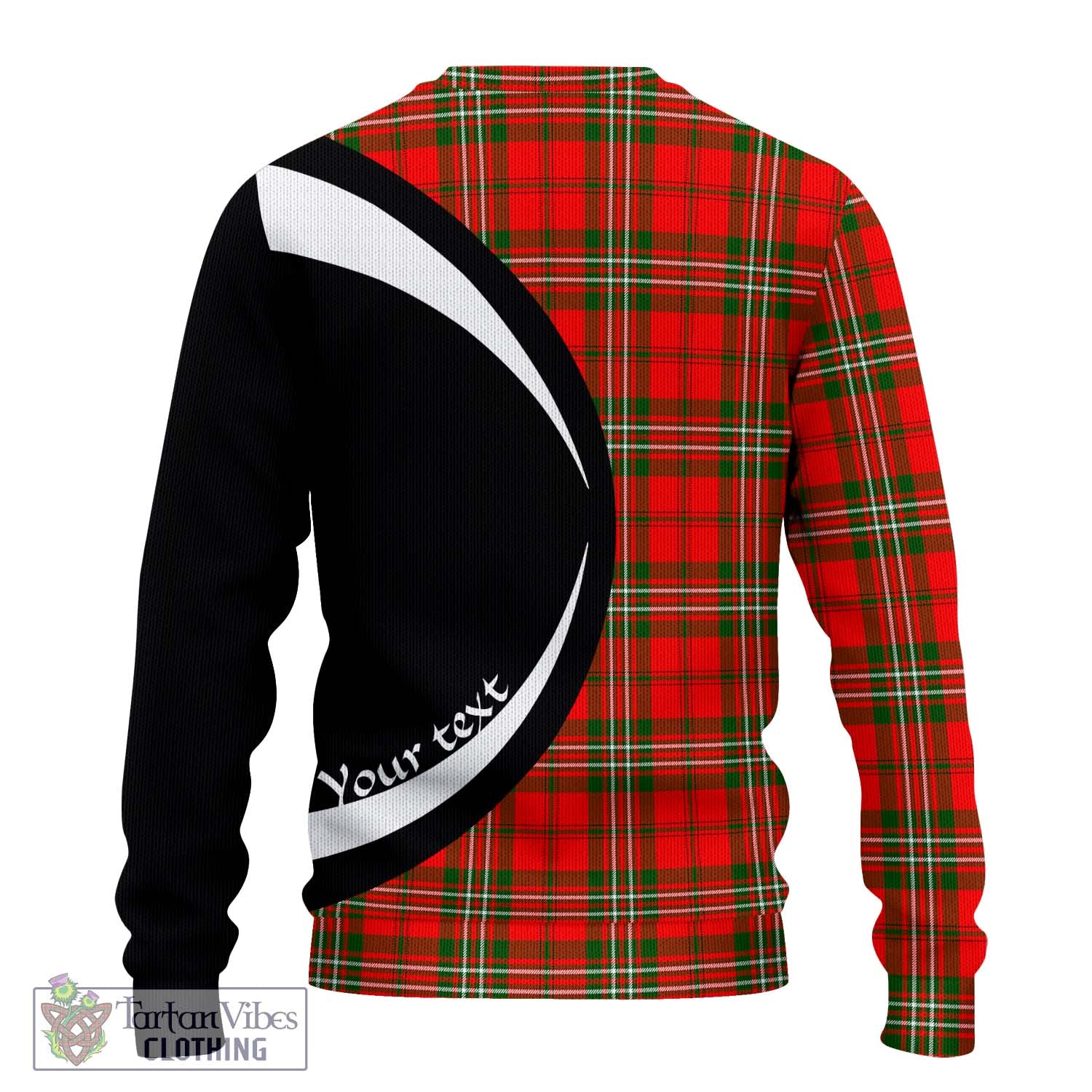 Langlands Tartan Ugly Sweater with Family Crest Circle Style - Tartan Vibes Clothing