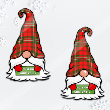 Langlands Gnome Christmas Ornament with His Tartan Christmas Hat