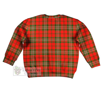 Langlands Tartan Kid Ugly Sweater with Family Crest