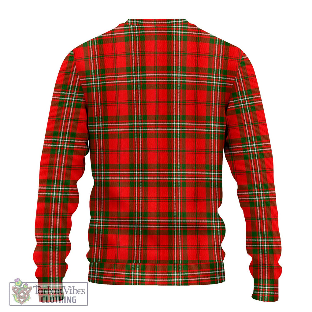 Langlands Tartan Knitted Sweater with Family Crest DNA In Me Style - Tartanvibesclothing Shop