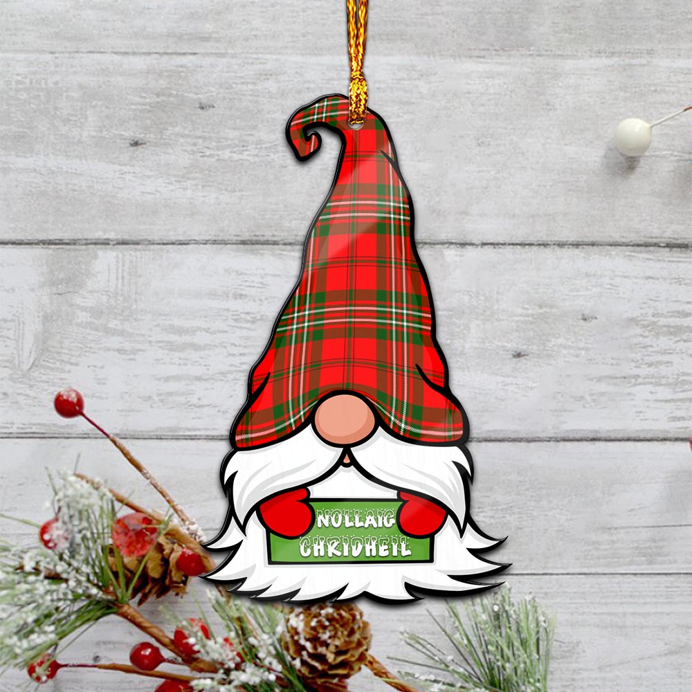 Langlands Gnome Christmas Ornament with His Tartan Christmas Hat - Tartan Vibes Clothing