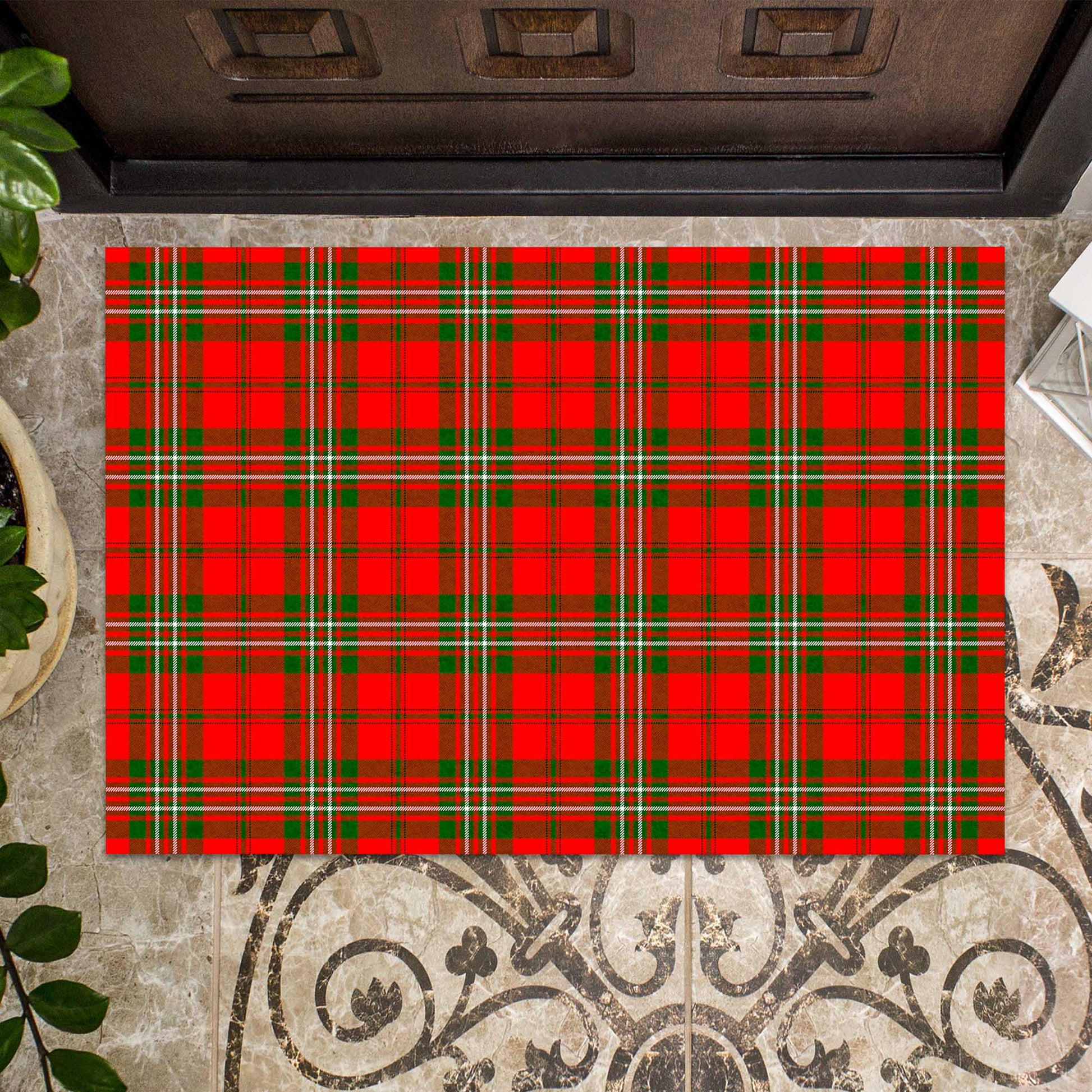 Langlands Tartan Door Mat - Tartanvibesclothing