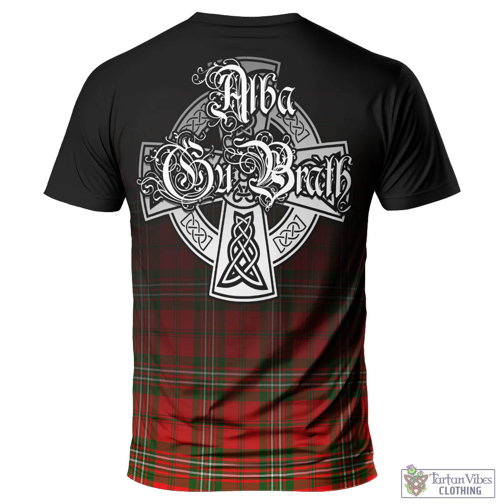 Tartan Vibes Clothing Langlands Tartan T-Shirt Featuring Alba Gu Brath Family Crest Celtic Inspired