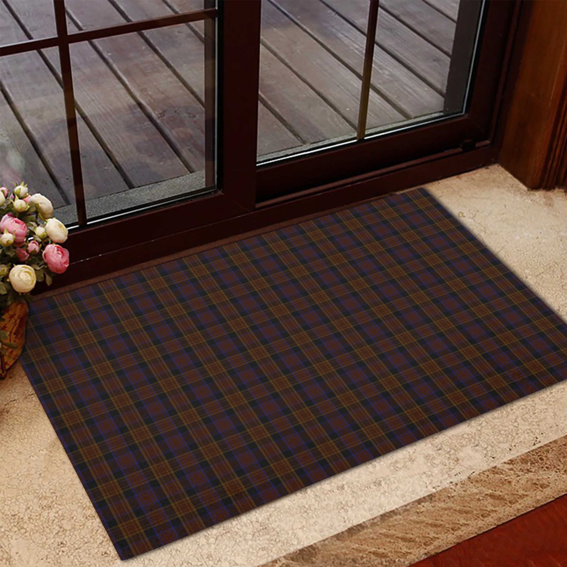 Laois County Ireland Tartan Door Mat - Tartanvibesclothing