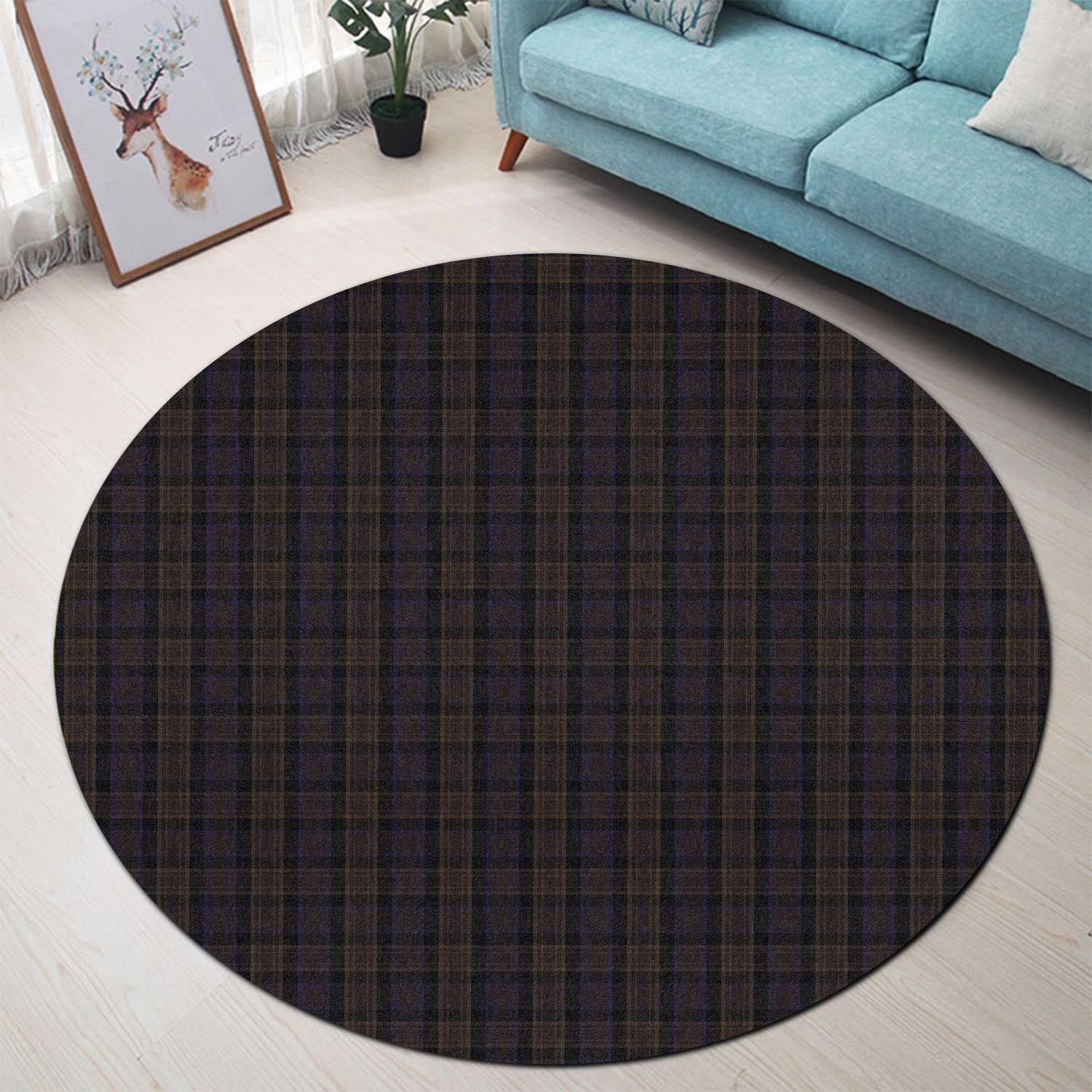 laois-county-ireland-tartan-round-rug