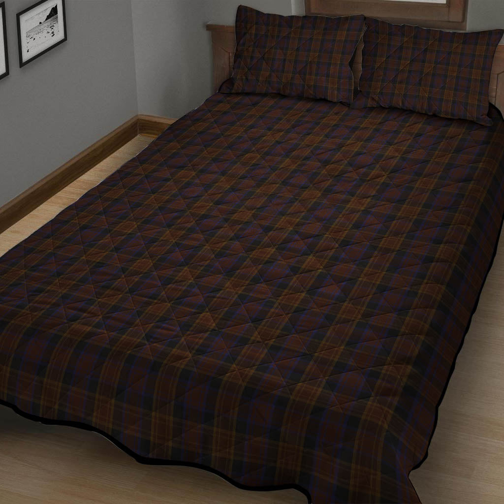 Laois County Ireland Tartan Quilt Bed Set - Tartan Vibes Clothing