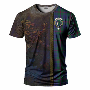 Laurie Tartan Family Crest T-Shirt Alba Gu Brath Be Brave Lion Ancient Style Kid's Shirt - Tartan Vibes Clothing