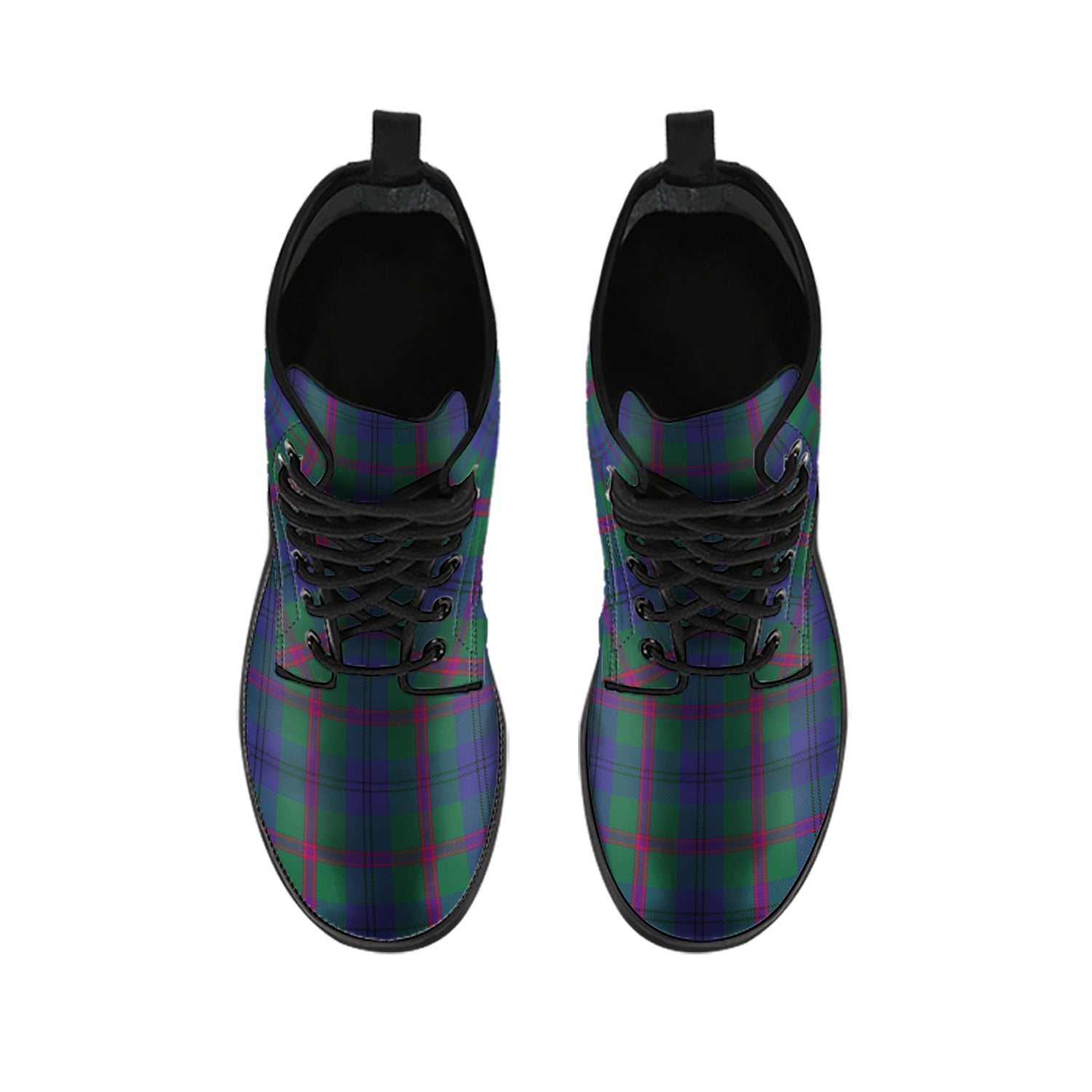 laurie-tartan-leather-boots